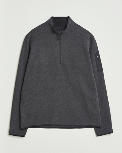 Arc'teryx Covert Half-Zip Black Heather – Musta