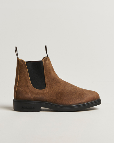 Blundstone 2581 Dress Waked Suede Chelsea Boot Tobacco – Ruskea