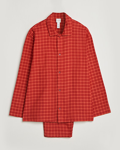 Calvin Klein Flannel Pyjama Set Red – Punainen
