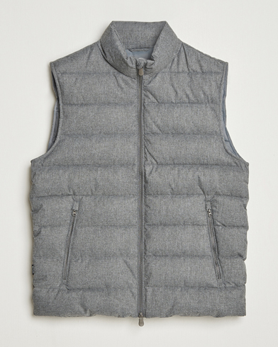 Save The Duck Italo Padded Flannel Vest Mid Grey Melange – Harmaa