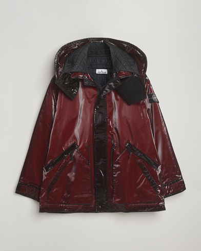 Stone Island Short Ripstop Detachable Inner Parka Burgundy – Punainen