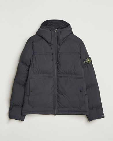 Stone Island Ripstop Cordura Padded Down Parka Black – Musta