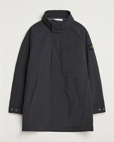 Stone Island Soft Shell Waterproof Coat Black – Musta
