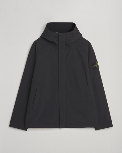 Stone Island Soft Shell Lined Short Parka Black – Musta