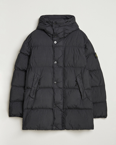Stone Island Crinkle Reps Down Parka Black – Musta