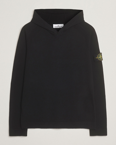 Stone Island Knitted Geelong Wool Hood Black – Musta