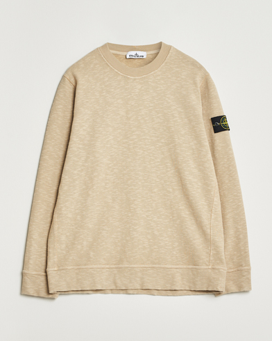 Stone Island Vanisé Brushed Heavy Cotton Sweatshirt Desert – Beige
