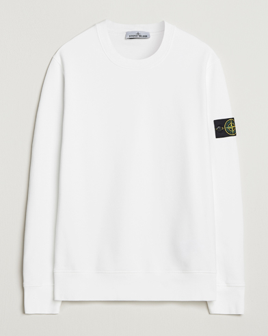 Stone Island Garment Dyed Fleece Sweatshirt White – Valkoinen