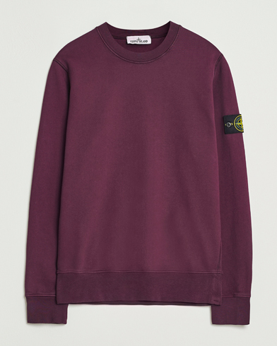 Stone Island Garment Dyed Fleece Sweatshirt Amaranth – Punainen