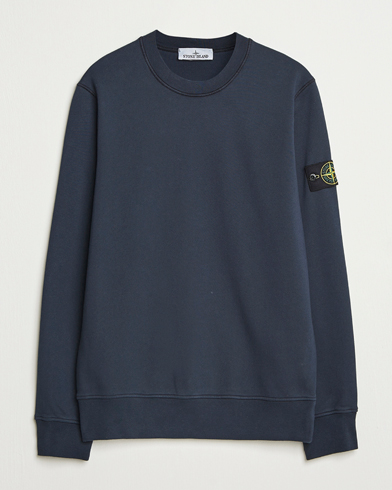 Stone Island Garment Dyed Fleece Sweatshirt Navy – Sininen