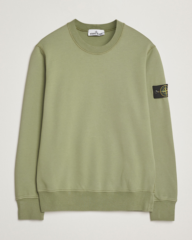 Stone Island Garment Dyed Fleece Sweatshirt Sage – Vihreä