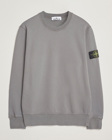Stone Island Garment Dyed Fleece Sweatshirt Cement – Harmaa