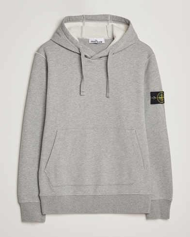 Stone Island Garment Dyed Fleece Hood Grey Melange – Harmaa