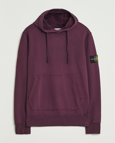 Stone Island Garment Dyed Fleece Hood Amaranth – Liila