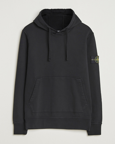 Stone Island Garment Dyed Fleece Hood Black – Musta
