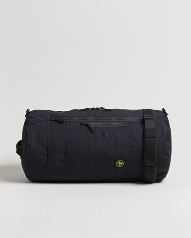 Stone Island Aluminum Tela Cotton Ripstop Weekendbag Black – Musta