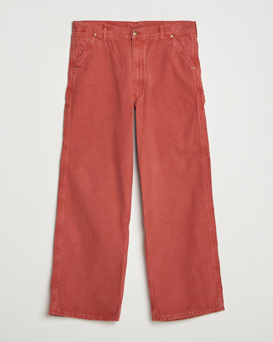 orSlow Dad Fit Oxford Painter Pants Red – Punainen