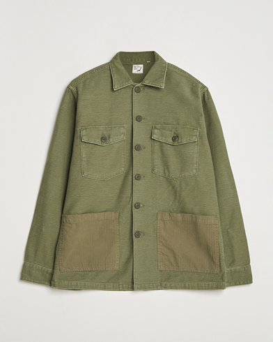 orSlow 4 Pockets US Army Shirt Dark Olive – Vihreä