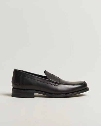 Loake 1880 Kingscliffe Leather Loafer Black – Musta