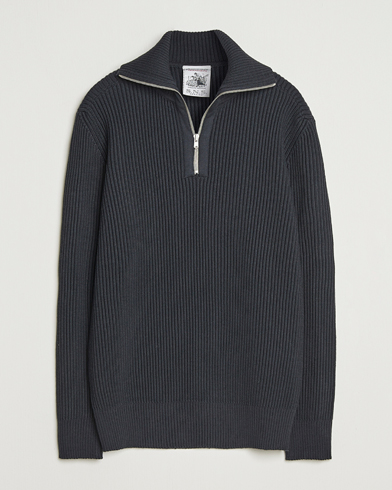 S.N.S. Herning Fender Wool Half-Zip Molten Grey – Harmaa