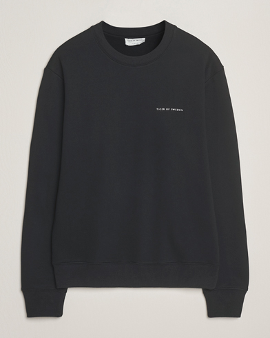 Tiger of Sweden Emerson Crew Neck Sweatshirt Black – Musta