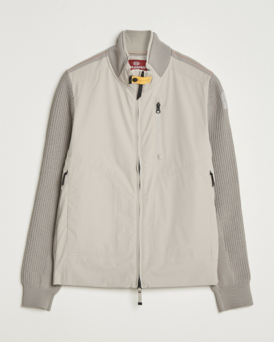 Parajumpers Zorba Tech Knit Hybrid Jacket Chateau Grey – Harmaa