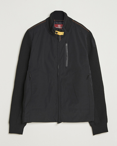Parajumpers Zorba Tech Knit Hybrid Jacket Black – Musta