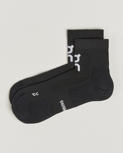 On Core Run Sock Mid 2-Pack Black – Musta