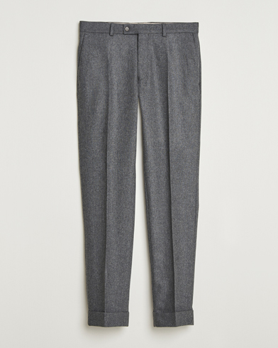 Morris Jack Flannel Trousers Grey – Harmaa