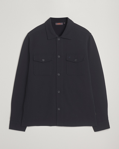 Morris Andrew Jersey Overshirt Navy – Sininen