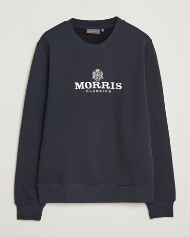 Morris Brian Logo Sweatshirt Navy – Sininen