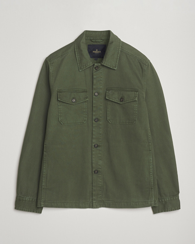 Morris Alain Twill Shirt Jacket Olive – Vihreä