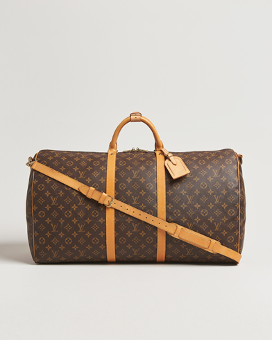 Louis Vuitton Pre-Owned Keepall Bandoulière 60 Monogram – Ruskea