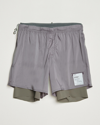 Satisfy TechSilk 8 Inch Shorts Shadow – Harmaa
