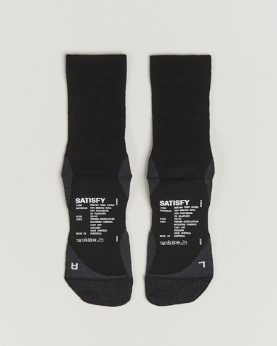 Satisfy Tie Dye Merino Tube Socks Black – Musta