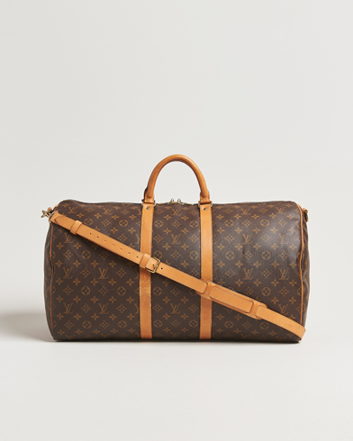 Louis Vuitton Pre-Owned Keepall Bandoulière 55 Monogram – Ruskea