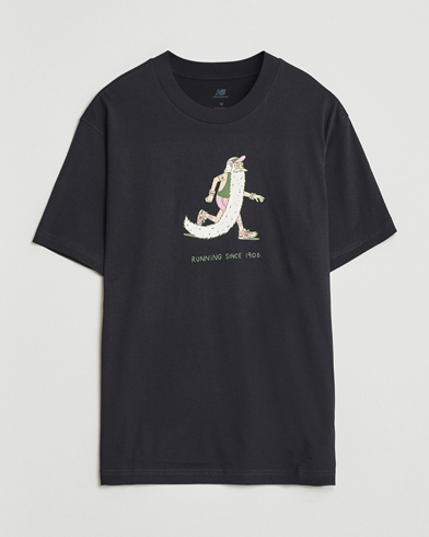 New Balance Bearded Runner T-Shirt Black – Musta