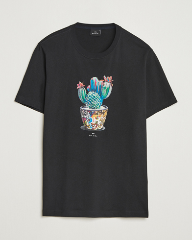 PS Paul Smith Cactus Crew Neck T-Shirt Black – Musta