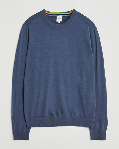 Paul Smith Merino Knitted Sweater Blue – Sininen