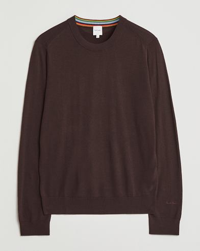 Paul Smith Merino Knitted Sweater Dark Brown – Ruskea