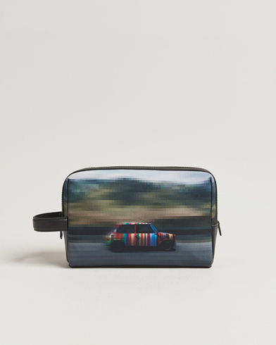 Paul Smith Leather Mini Washbag Black Multi – Monivärinen