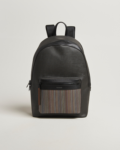 Paul Smith Nylon Stripe Backpack Black Multi – Musta