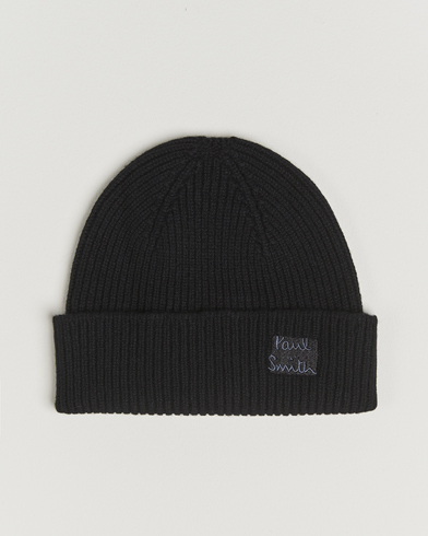 Paul Smith Cashmere Beanie Black – Musta