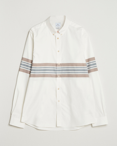 PS Paul Smith Cotton Button Down Shirt White – Valkoinen