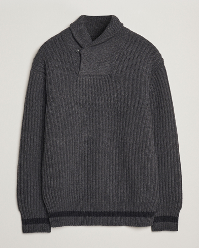 Filson Bristol Shawl Neck Sweater Grey – Harmaa