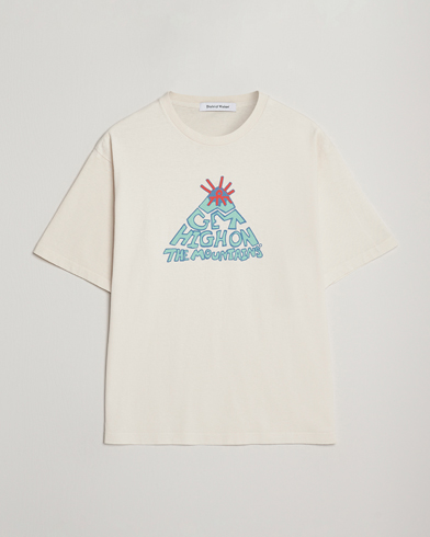 District Vision California Cotton T-Shirt Vintage White – Valkoinen