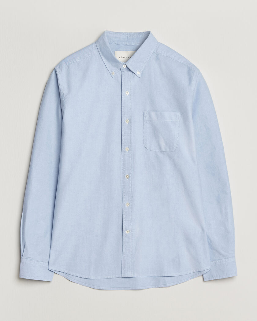 A Day's March Classic Oxford Shirt Light Blue – Sininen