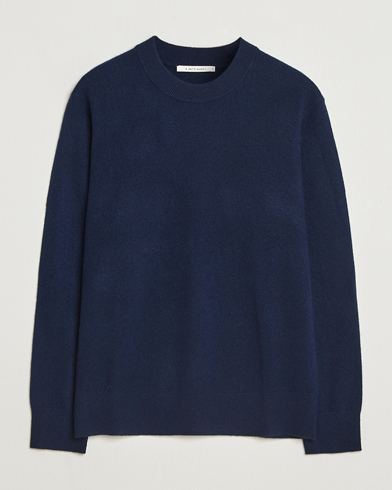A Day's March Marlow Cashmere Blend Sweater Navy – Sininen