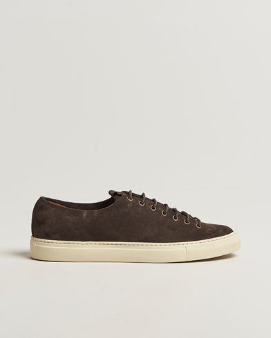 Buttero Tanino Suede Sneaker Dark Brown – Ruskea