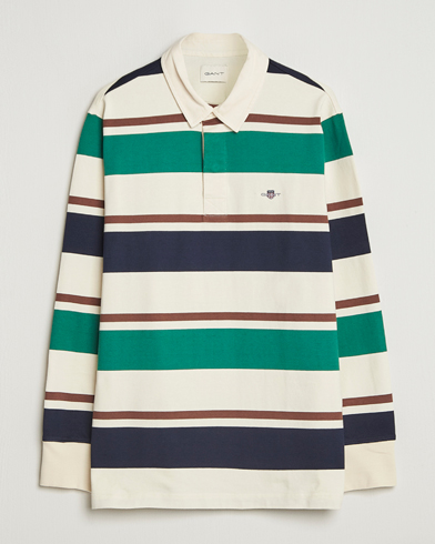 GANT Striped Heavy Rugger Cream Multi – Monivärinen